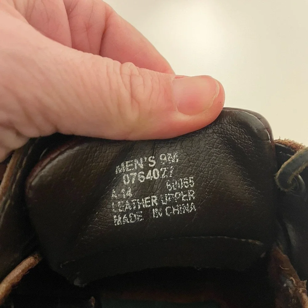 Sperry‎ Top-Sider Boat Shoes Mens 9M Dark Brown Leather Mako 2-Eye Casual Deck